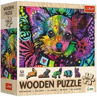Trefl Holzpuzzle Color Puppy 501 Puppen