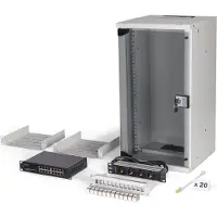 Digitus 10" Netzwerk-Set, 12HE Wandgehäuse und Zubehör, gr SOHO PRO Version