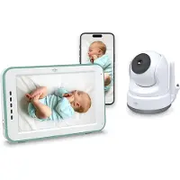Elro BC4000 Baby Monitor Royale Full HD Babyfon mit 12,7 cm Touchscreen und App