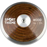 Sport-Thieme Wettkampfdiskus "Holz", 2 kg