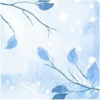 Duni Dunisoft-Servietten 40x40cm Frosted Winter