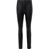 Comma Hose Leggings mit Ziernähten aus Lederimitat