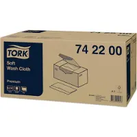 Tork Vaskeklud Tork Premium Soft 300x320 mm 1-lag Hvid,8 pk x 135 stk/krt