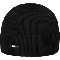 Bugatti Strickmütze Herren Wolle schwarz, ONE SIZE 812357-0003-09999