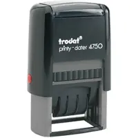 Trodat Datumsstempel selbstfärbend Printy Dater 4750/L Abmessung der Stempelfläche: 41 x 24 mm Schreibfa...