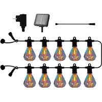 Sirius Marcus Solar Lichterkette Starter-Set Klar 3 m 10 LED Warmweiß