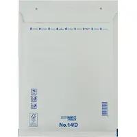 BNTOFFICE Bnt Office Bobbelkuvert Airmax 14/D W4 200x275 Hvid 100stk