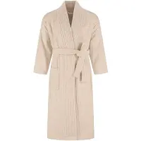 Yumeko Bademantel Baumwolle L Beige - Eco, Bio & Fairtrade