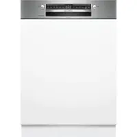 Bosch Serie 4 SMI4HBS02D, Halb integriert, Standardgröße (60 cm), Edelstahl, Weiß, Tasten, 1,75 m