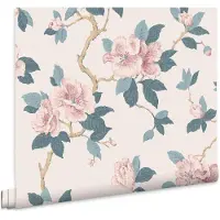 Laura Ashley Vliestapete "MAYA" floral glatt Design Tapeten