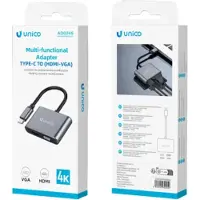 Unico Usb C/hdmi/vga Hub