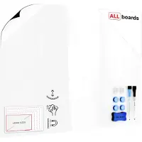Allboards Selbstklebende, trocken abwischbare Auflage 120×90 cm