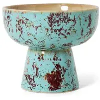 HK Living - 70's Tapas-Schale mit Fuß, Ø 11 cm, patina