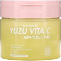 LALARECIPE , Yuzu Vita C Ampoule Pad, Aufhellende Schönheitsmaske, 80 Pads, 5,07 fl oz (150 ml)