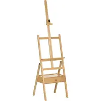 EStore - Staffelei - 43,5L x 43B x 150-190H cm - natur