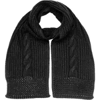 Collezione alessandro Strickschal "Warm" 1 Stk. mit Zopfmuster und dezentem Glitzer