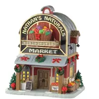 Lemax Nathan's Naturals Market 16 x 21 x 27 cm Weihnachtsdorf