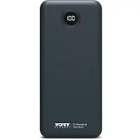 Port Designs 907006, 10000 mAh, Lithium Polymer (LiPo), Power Delivery, Quick Charge, Schwarz