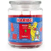 Haribo Duftkerze TM Braun,Rot,Transparent