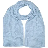 Collezione alessandro Strickschal "Warm" 1 Stk. mit Zopfmuster und dezentem Glitzer