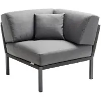 Solpuri Club Lounge Eck-Modul inkl. Polster