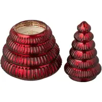 J-Line Duftkerze in Rot - 680 g - onesize