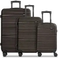 Redolz Essentials 16 Trolley-Set 3-teilig Coffee braun 55cm