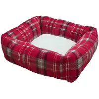 Nobby Hundebett Kareli 50 x 50 x 20 cm rot