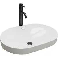 REA Einbauwaschbecken Arleta Oval White