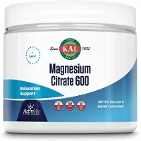 Kal Magnesium Citrat 600 mg Crystal-Magnesium Pulver 225 g leicht löslich Muskeln Nerven Sportler