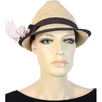 Allgäu Rebell Trachtenhut "München" 1 Stk. aus Bast, Made in Italy
