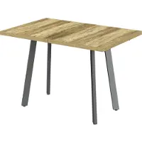 Vicco Esstisch Tisko Eiche rustikal/Grau 160 x 80 cm mit erweitbarer Tischplatte, Model 57492