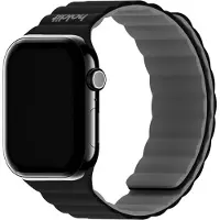 Holdit Silikonarmband Magnet für Apple Watch | 38/40/41/42 mm - Black / Grey