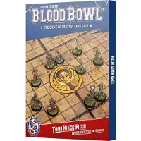 Games Workshop Spielfeld der Gruftkönige: Beidseitig bedrucktes Spielfeld und Reservebänke, Spielbrett, Mehrfarbig, 1 Stück(e)