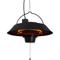 Vonroc Infrarot Heizstrahler hängend Terrasse 1500W - Deckenheizstrahler Außen