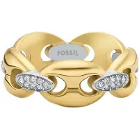 Fossil Heritage Stainless Steel Ring JF04931998