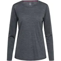 Narsaq Ikamiut Merino Longsleeve Women forged iron - Größe M NQ252212