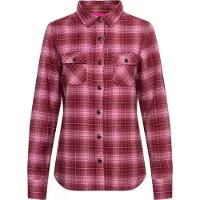 Narsaq Damen Saarlog Plaid Flannelhemd Dry Rose XXL