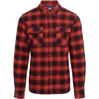 Narsaq Sermilik Plaid Flannel Shirt Men rooibos - Größe XXL NQ0252207