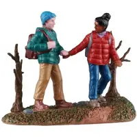 Lemax Wanderpaar 12 x 5 x 18 cm Weihnachtsdorf