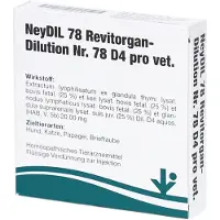 VitOrgan Neydil Nr.78 Revitorgan Dil.D 4 pro Ampullen vet. 5x2 ml