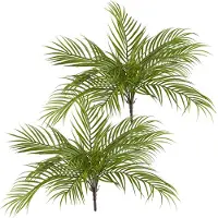 Creativ Green Kunstpalme "Palmblattbusch" mit naturgetreuen Palmwedeln