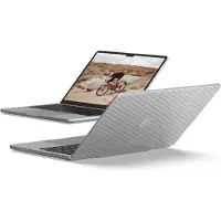 Urban Armor Gear Essential Armor Laptop Cover für das Apple MacBook Air 13 Zoll (2022 / 2024 M3 / 2025 M4 / 2026 M5) - Ice