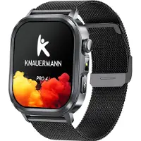 Knauermann PRO 4 (2026) Smartwatch mit Anruf & SOS Funktion 1 St