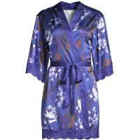 Ted Baker Taylor 1pk Kimono Dark Blue Digital Print Größe: XXL | Bademäntel Outlet | Damen | Blau