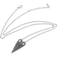 NAEMI Women Necklace in Silver Black | Gr.: onesize