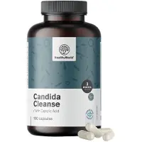 HealthyWorld Candida Cleanse zur Unterstützung der Darm- und Vaginalflora 180 St Kapseln