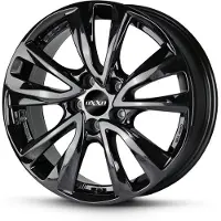 Oxxo 17 Zoll Alufelge Oberon 5 Black 17"x7.0" 5x105 PCD ET38 56.6mm Felge Schwarz