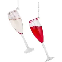 Kurt S. Adler Ornament Glas Champagner l10 cm