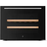 Klarstein Illuminosa Einbau-Weinkühlschrank | Modern | UV-Schutz | 61 Liter | 19 Flaschen | 60 cm Schwarz